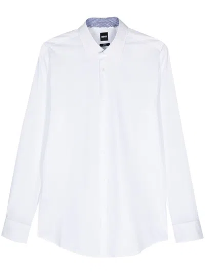 Hugo Boss Cotton Shirt In White