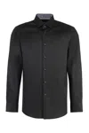 Hugo Boss Boss Cotton Shirt In Black