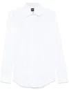 Hugo Boss Regular-fit Shirt In Easy-iron Cotton Poplin In White