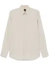 Hugo Boss Cotton Shirt In Nude
