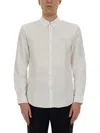 Hugo Boss Boss Cotton Shirt In White