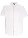 Hugo Boss Short-sleeved Shirt In White