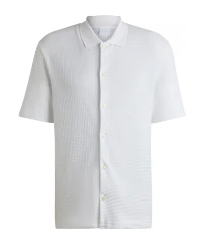 Hugo Boss Cotton Shirt In White