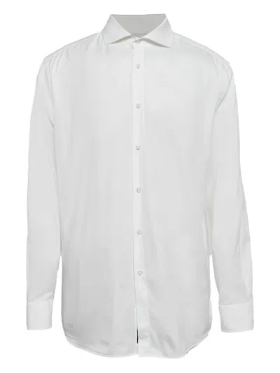 Pre-owned Hugo Boss Cotton Shirt In White