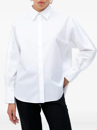 Hugo Boss Cotton Shirt In White