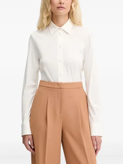 Hugo Boss Cotton Shirt In White