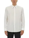 Hugo Boss Mens Boss Regular-fit Long-sleeve Stretch-linen Shirt In White