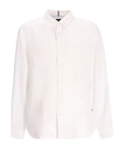 Hugo Boss Cotton Shirt In White