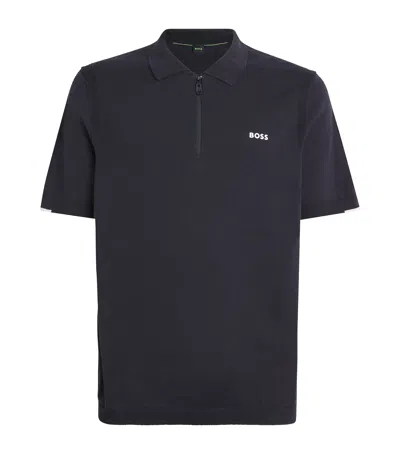 HUGO BOSS COTTON SHORT-SLEEVE EVER-X POLO SHIRT