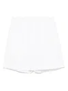Hugo Boss Floral-lace Shorts In White