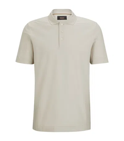 HUGO BOSS COTTON-SILK POLO SHIRT