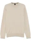 Hugo Boss Sweater Boss Men Color Beige In Neutral