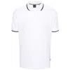 Hugo Boss Boss Parlay 190 Polo T Shirt White In Brown