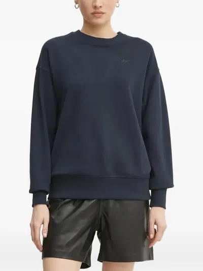 Hugo Boss Cotton Sweatshirt In Gray