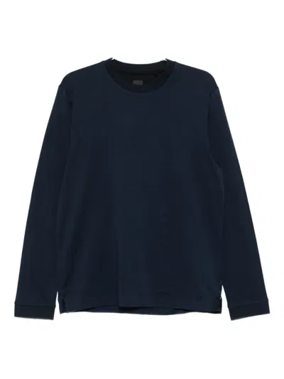 Hugo Boss Cotton Sweatshirt In Blue