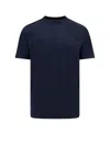 Hugo Boss Crew-neck Cotton-jersey T-shirt In Blue