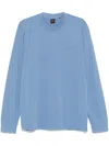 Hugo Boss Sweater Boss Men Color Sky Blue In Blau