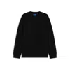 Hugo Boss Cotton T-shirt With Waffle Structure In Black