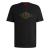 Hugo Boss Cotton-jersey T-shirt With Geometric Logo Embroidery