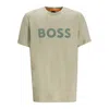 Hugo Boss Logo-print T-shirt In Green