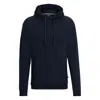 HUGO BOSS COTTON-TERRY REGULAR-FIT HOODIE WITH EMBROIDERED LOGO