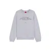 Hugo Boss Cotton-terry Sweatshirt With Parisian Graphic Print In White