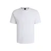 Hugo Boss Cotton-terry T-shirt With Embroidered Logo In White