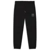 Hugo Boss Mens Hugo Logo-print Regular-fit Cotton Jogging Bottoms In Black