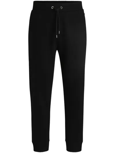 Hugo Boss Genius Wool Drawstring Pants In Dark Blue