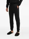 Hugo Boss Cotton Track Pants In Black