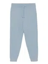 Hugo Boss Cotton Track Pants In Blue