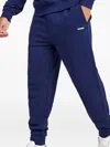 Hugo Boss Cotton Track Pants In Blue