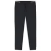Hugo Boss Cotton Tracksuit Bottoms With Striped Trims In Black