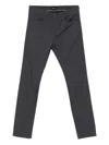 Hugo Boss Cotton Trousers In Gray