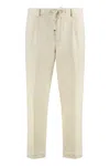 Hugo Boss Elasticated-waist Trousers In Panna