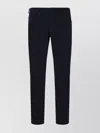 Hugo Boss Cotton Trousers With Front And Back Pockets In Black