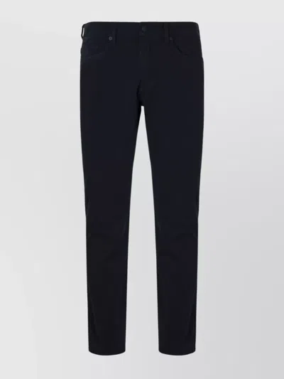 HUGO BOSS COTTON TROUSERS WITH FRONT AND BACK POCKETS