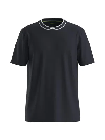 Hugo Boss Cotton T-shirt In Black