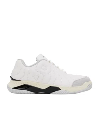 Hugo Boss Courtstride Logo-embossed Sneakers In White
