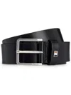 Hugo Boss Boss Ther Flag E Sz35 Belt In Black