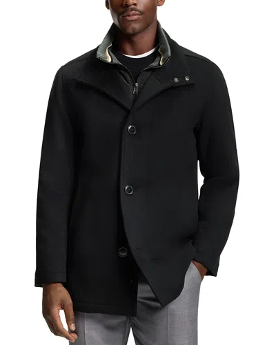 Hugo Boss Coxtan Coat In Black