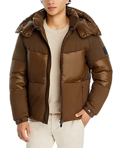 Hugo Boss Cratos Zip Front Jacket In Green