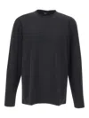 Hugo Boss Crew-neck Long-sleeve Sweatshirt In Black