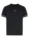 Hugo Boss Crew-neck Raglan-sleeve T-shirt In Black
