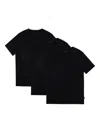 Hugo Boss Boss Men Pack Of Three T-shirts In Black