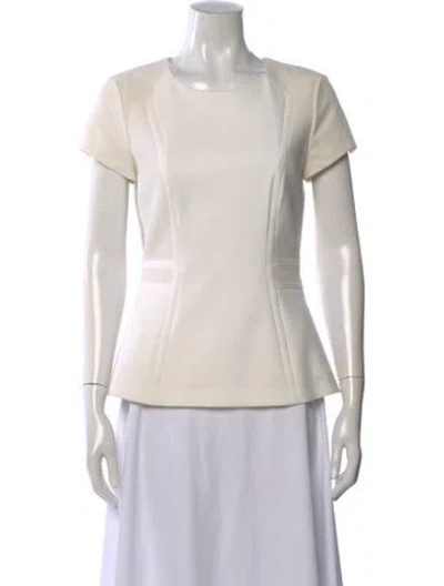 Pre-owned Hugo Boss Crew Neck Short Sleeve Top In Neutral