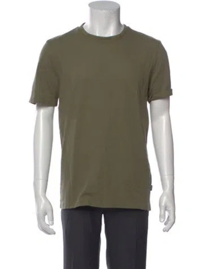 Pre-owned Hugo Boss Crew Neck Short Sleeve T-shirt In Green