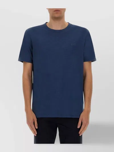 Hugo Boss Crew Neck Short Sleeves Tegood T-shirt In Black