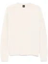 Hugo Boss Extra Large Open White Piolo Camouflage Sweater In Neutrals