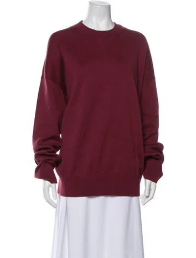 Pre-owned Hugo Boss Crew Neck Sweater W/ Tags In Burgundy